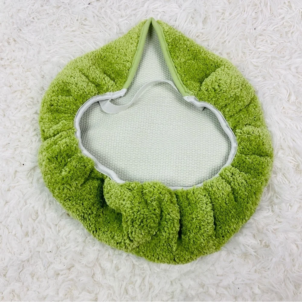 UNBRANDED lime green carpet toilet lid cover